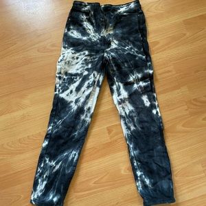 Tie dye jeans size 3